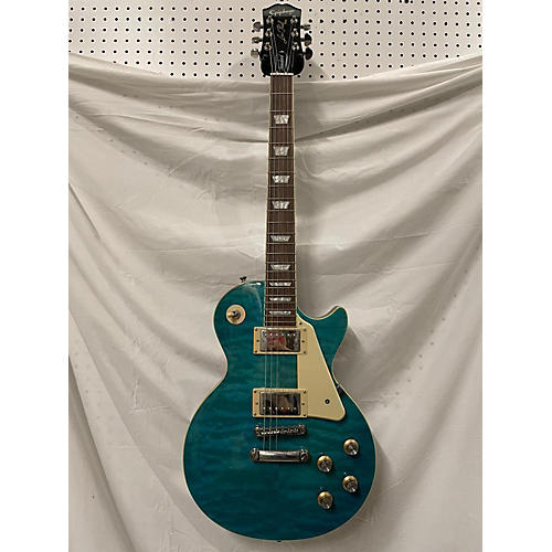 Epiphone Les Paul Standard Plus Solid Body Electric Guitar Blue