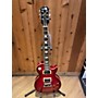 Used Epiphone Les Paul Standard Plus Solid Body Electric Guitar Trans Red