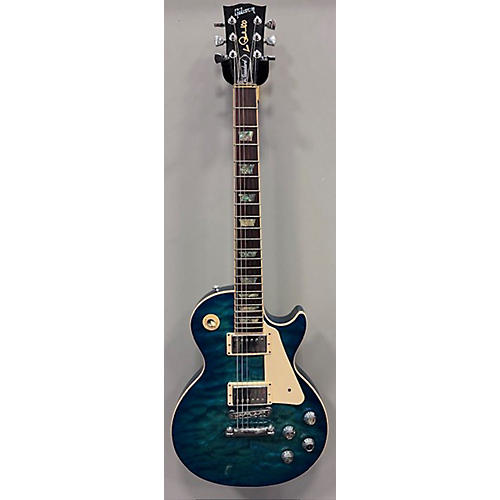 Gibson Les Paul Standard Premium Plus Quilt 2015 Solid Body Electric Guitar Ocean Blue