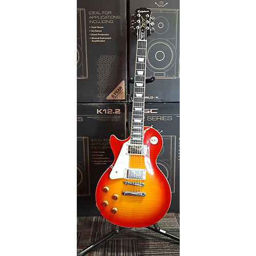 Epiphone Les Paul Standard Pro Solid Body Electric Guitar Sunburst orange
