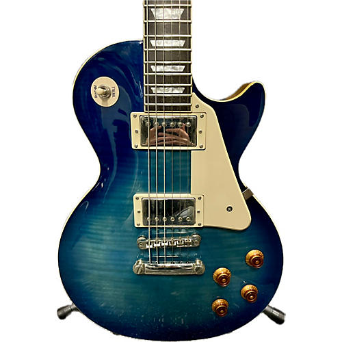 Epiphone Les Paul Standard Pro Solid Body Electric Guitar Metallic Aqua Marine