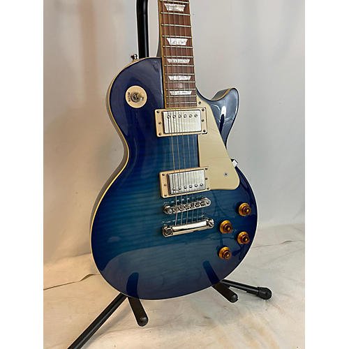 Epiphone Les Paul Standard Pro Solid Body Electric Guitar Transparent Blue
