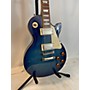 Used Epiphone Les Paul Standard Pro Solid Body Electric Guitar Transparent Blue