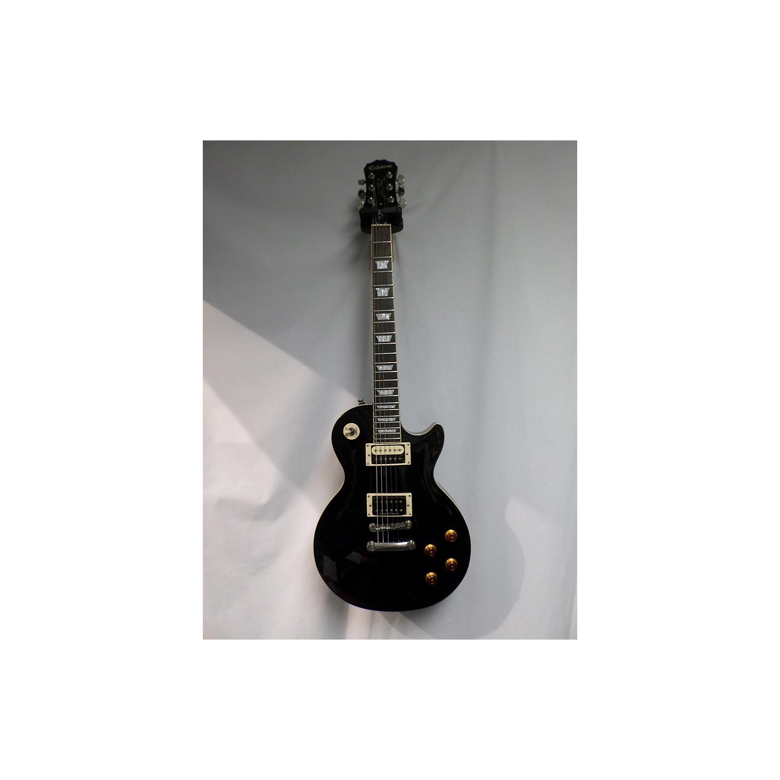 Used Epiphone Les Paul Standard Solid Body Electric Guitar Black