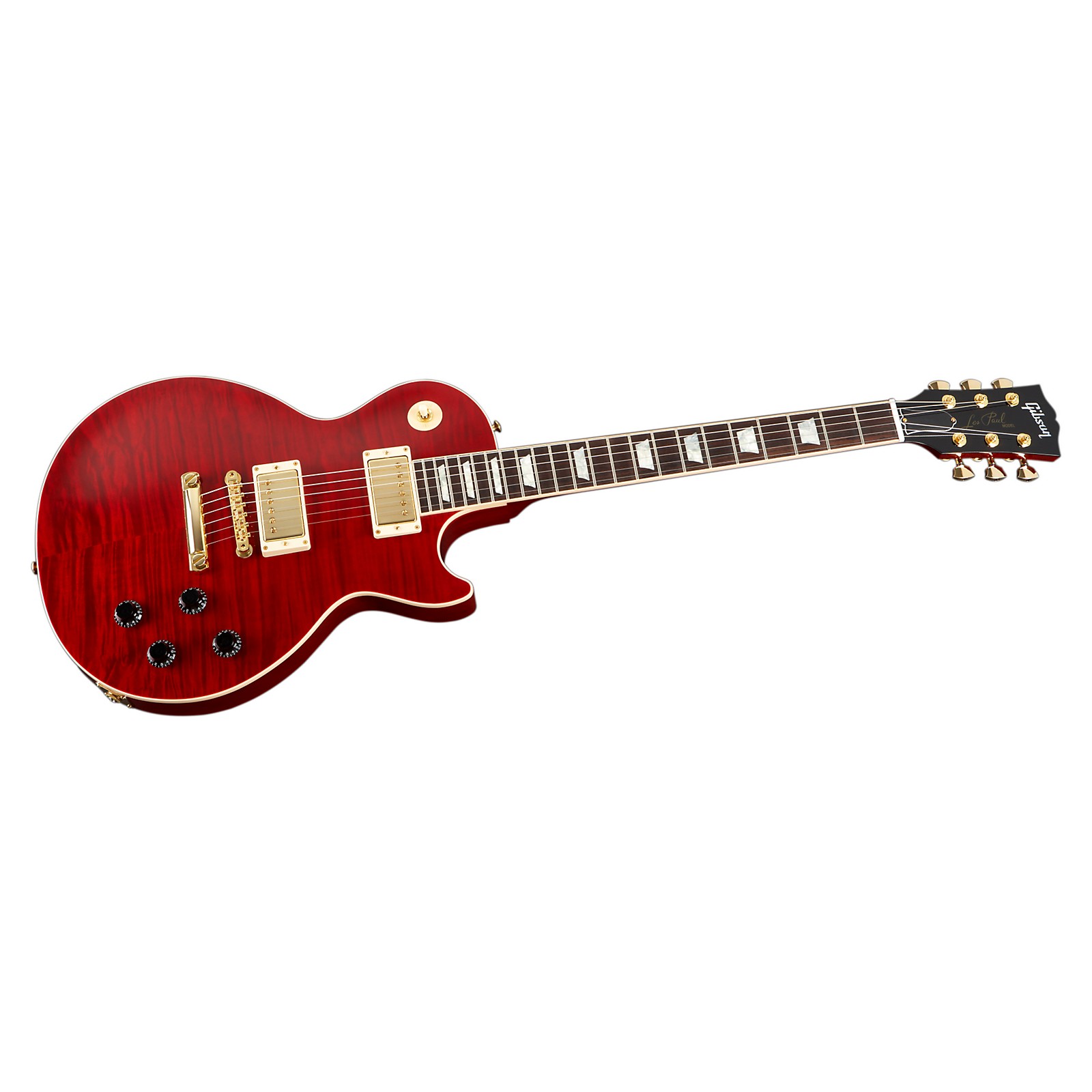 Gibson Custom Les Paul Standard, Transparent Red | Musician's Friend