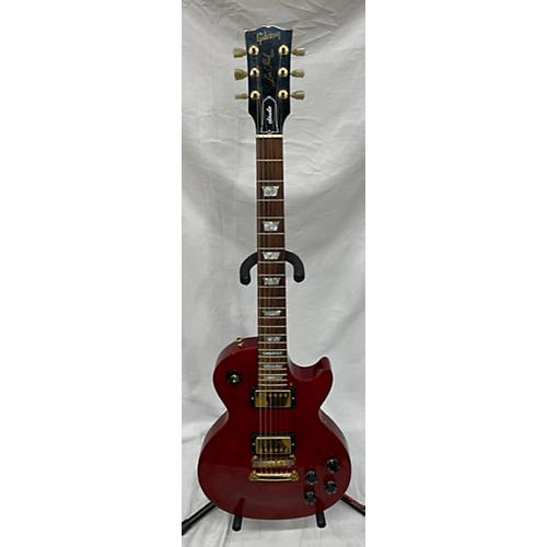 Gibson Les Paul Studio Plus Solid Body Electric Guitar Trans Red