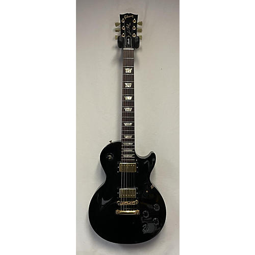 Gibson Les Paul Studio Solid Body Electric Guitar Black and Gold