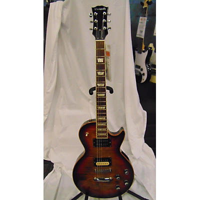 Warmoth Les Paul Style Maple Top Solid Body Electric Guitar