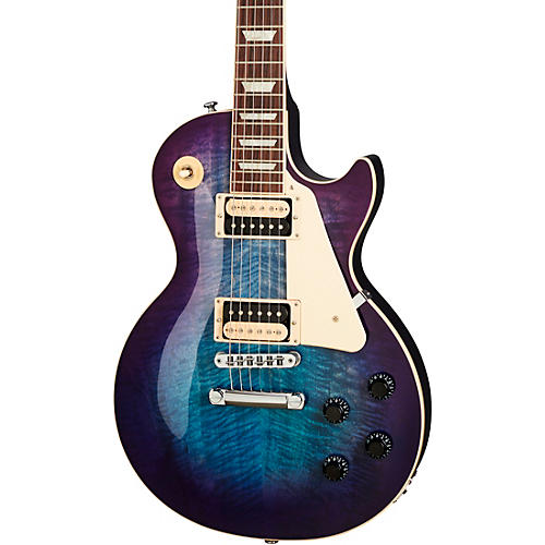 Gibson Les Paul Traditional Pro V AAA Flame Top Electric Guitar Condition 2 - Blemished Blueberry Burst 197881162924