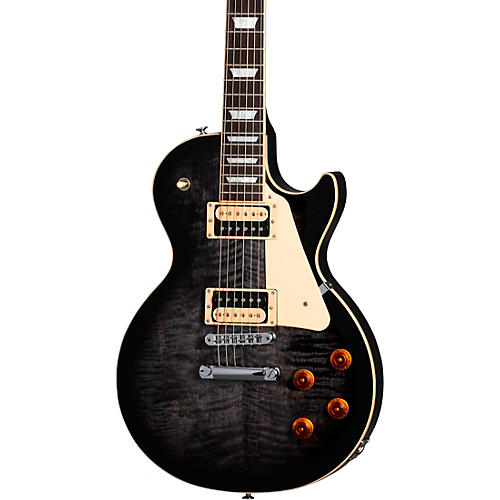 Gibson Les Paul Traditional Pro V Flame Top Electric Guitar Condition 2 - Blemished Transparent Ebony Burst 194744893902