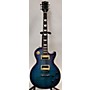 Used Gibson Les Paul Traditional Pro V Flame Top Solid Body Electric Guitar Blueberry Burst