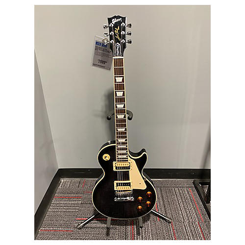 Gibson Les Paul Traditional Pro V Flame Top Solid Body Electric Guitar Ebony