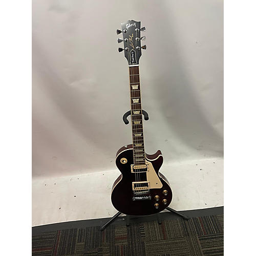 Gibson Les Paul Traditional Pro V Satin Solid Body Electric Guitar Wine Red