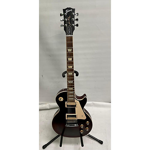 Gibson Les Paul Traditional Pro V Satin Top Solid Body Electric Guitar Wine Red