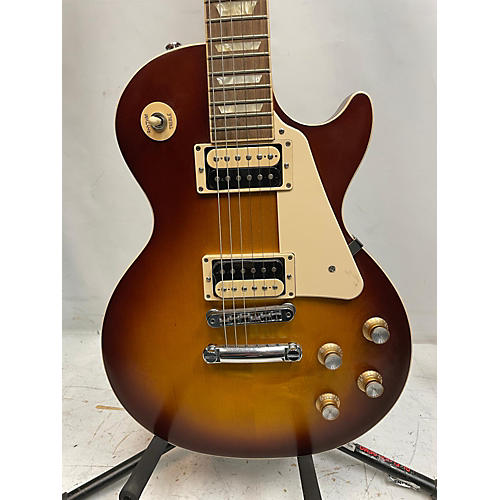 Gibson Les Paul Traditional Pro V Satin Top Solid Body Electric Guitar Iced Tea