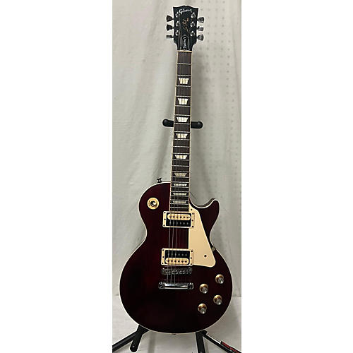 Gibson Les Paul Traditional Pro V Solid Body Electric Guitar SATIN WINE RED