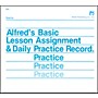 Alfred Lesson Assignment & Daily Practice Record