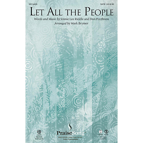 Let All the People CHOIRTRAX CD Arranged by Mark Brymer