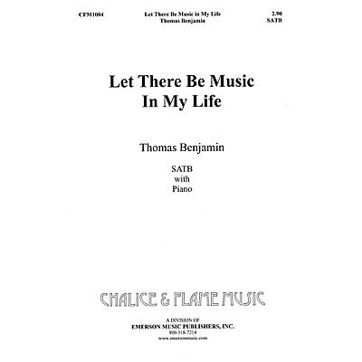 Fred Bock Music Let There Be Music SATB composed by Tom Benjamin