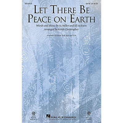 Hal Leonard Let There Be Peace On Earth CHOIRTRAX CD Arranged by Keith Christopher