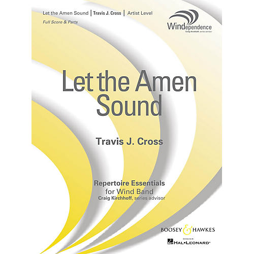 Boosey and Hawkes Let the Amen Sound (Score Only) Concert Band Level 5 Composed by Travis J. Cross