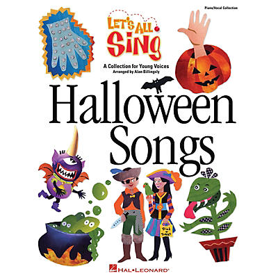 Hal Leonard Let's All Sing Halloween Songs (A Collection for Young Voices) PIANO VOCAL COLLECTION by Alan Billingsley
