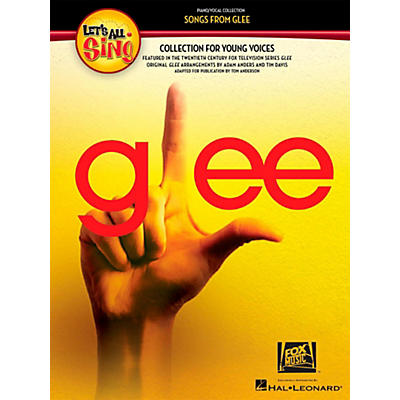 Hal Leonard Let's All Sing Songs From Glee - A Collection for Young Voices CD