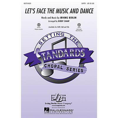Hal Leonard Let's Face the Music and Dance ShowTrax CD Arranged by Kirby Shaw
