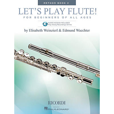 Ricordi Let's Play Flute! - Method Book 2 (Book with Online Audio) Woodwind Method Series Softcover Audio Online