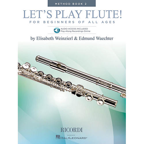 Ricordi Let's Play Flute! - Method Book 2 (Book with Online Audio) Woodwind Method Series Softcover Audio Online