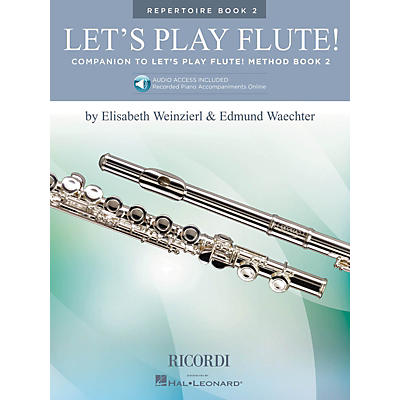 Ricordi Let's Play Flute! - Repertoire Book 2 Woodwind Method Series Softcover Audio Online