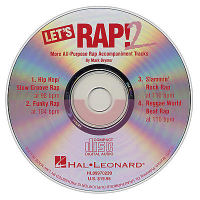 Hal Leonard Let's Rap! 2 (All-Purpose Rap Accompaniments) CD ACCOMP Composed by Mark Brymer