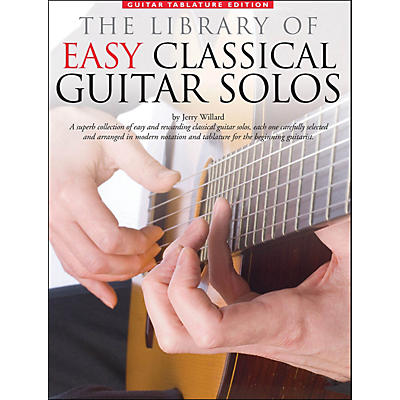 Music Sales Library Of Easy Classical Guitar Solos (Notation & Tablature)