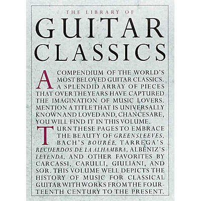 Music Sales Library Of Guitar Classics