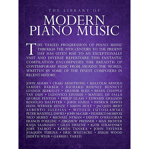 Music Sales Library Of Modern Piano Music - Piano Solo