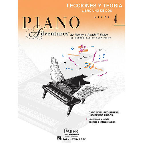 Faber Piano Adventures Libro de lecciones y teoria, Nivel 4 Faber Piano Adventures Series Softcover Written by Randall Faber