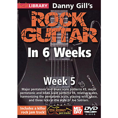 Mel Bay Lick Library Danny Gill's Rock Guitar in 6 Weeks DVD Guitar Course
