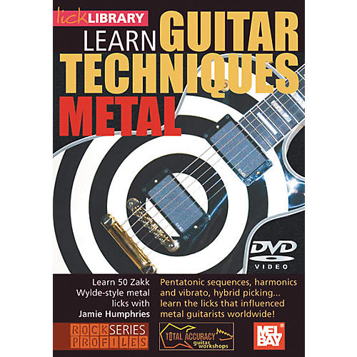 Mel Bay Lick Library Learn Guitar Techniques: Metal Zakk Wylde Style DVD