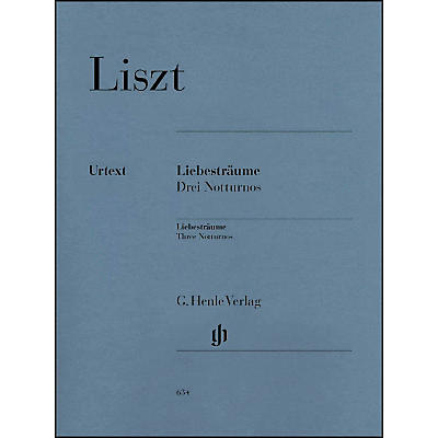 G. Henle Verlag Liebestraume Three Notturnos By Liszt