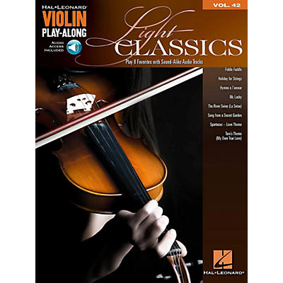 Hal Leonard Light Classics - Violin Play-Along Volume 42 Book/Online Audio
