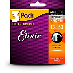 Light Nanoweb Acoustic Guitar Strings