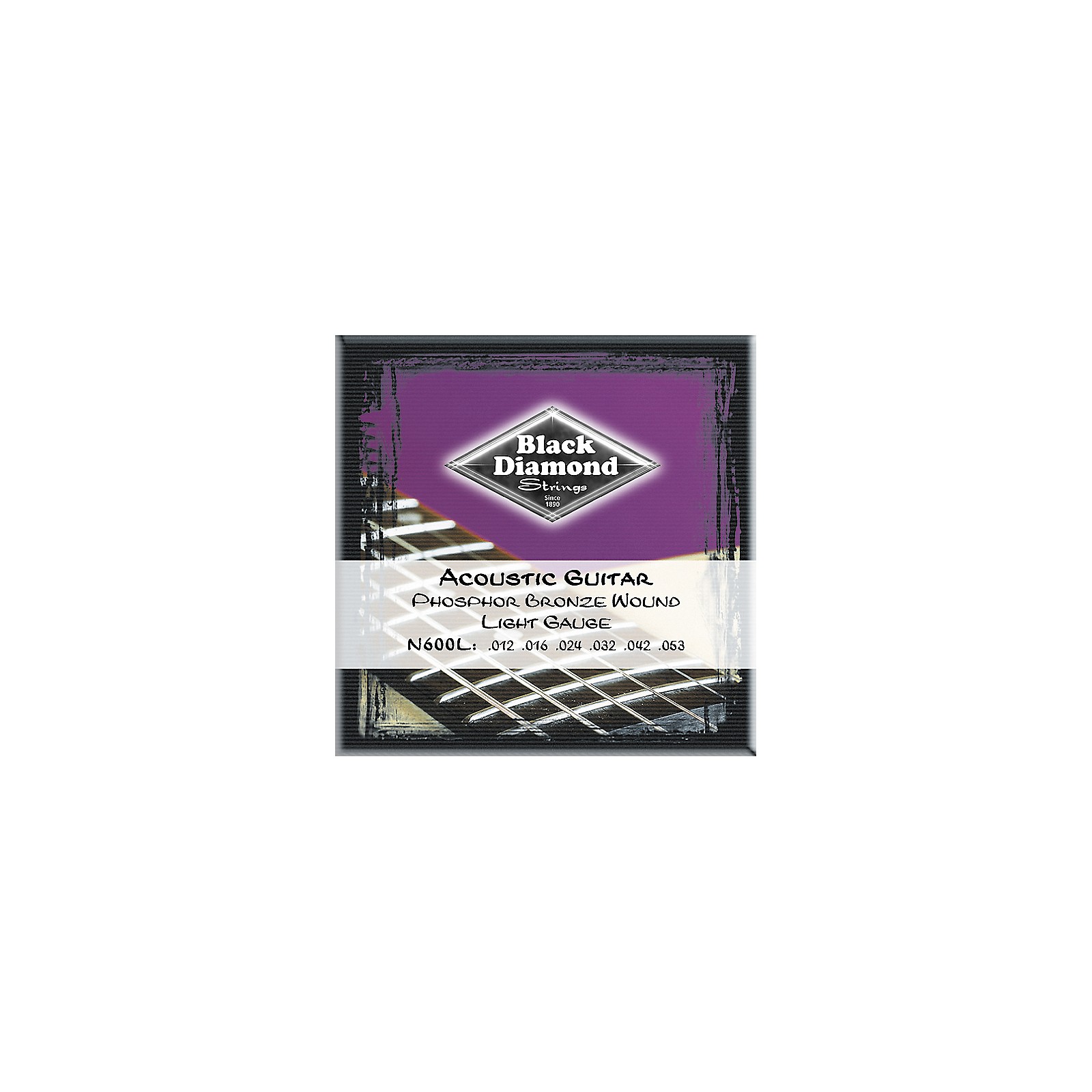 Black Diamond Light Phosphor Bronze Acoustic Guitar Strings Musician