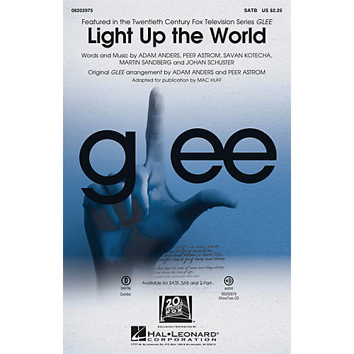 Hal Leonard Light Up the World ShowTrax CD by Glee Cast Arranged by Adam Anders