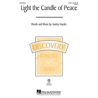 Hal Leonard Light the Candle of Peace (Discovery Level 2) VoiceTrax CD Composed by Audrey Snyder