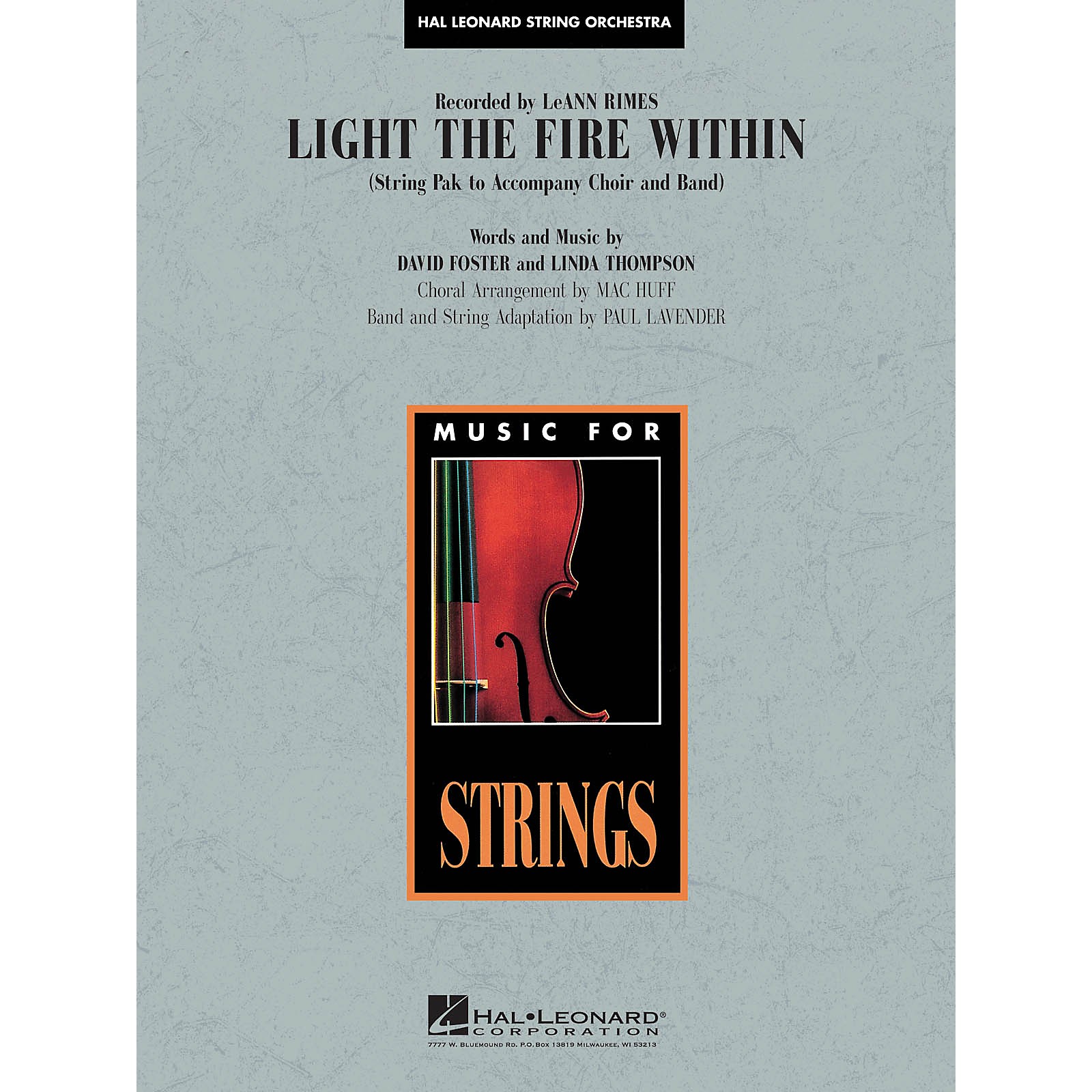 Hal Leonard Light the Fire Within Music for String Orchestra Series by