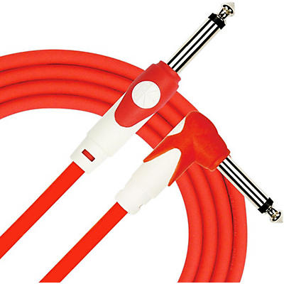 KIRLIN LightGear Straight to Right Angle Instrument Cable - 10 ft. with PVC Jacket