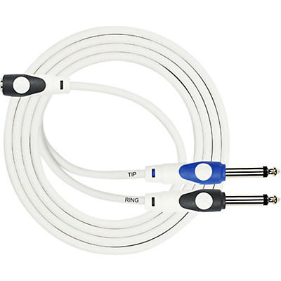 KIRLIN LightGear Y-Cable, 3.5mm TRS Jack (Female) - 2x1/4" Mono Plug (Tip/Ring)