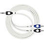 KIRLIN LightGear Y-Cable 3.5mm TRS Plug - 2 x RCA Plug (Tip/Ring) 6 ft. White