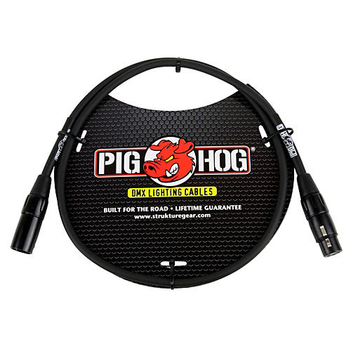 Pig Hog Lighting Cable DMX 3-pin 3 ft.