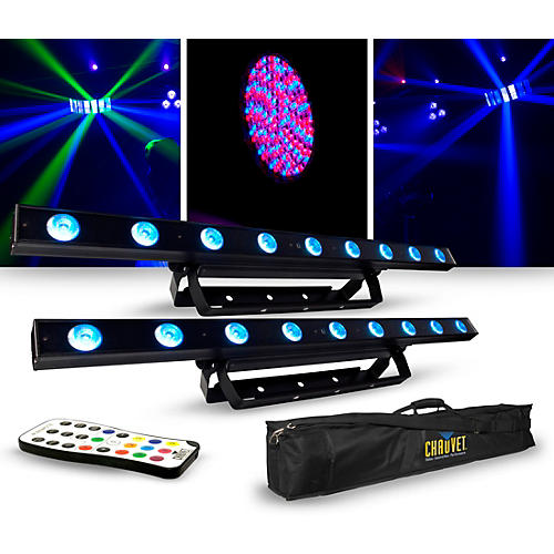 Lighting Package With Two COLORband LED Effect Lights, IRC-6 and D-Fi Controllers